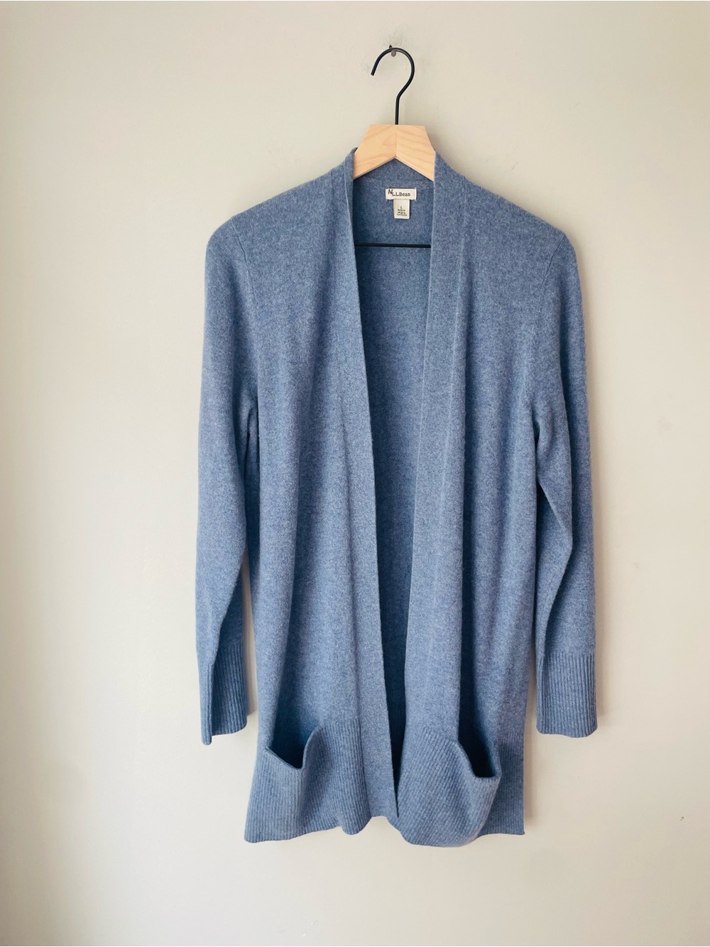 Lands’ End Cashmere Open Long Cardigan